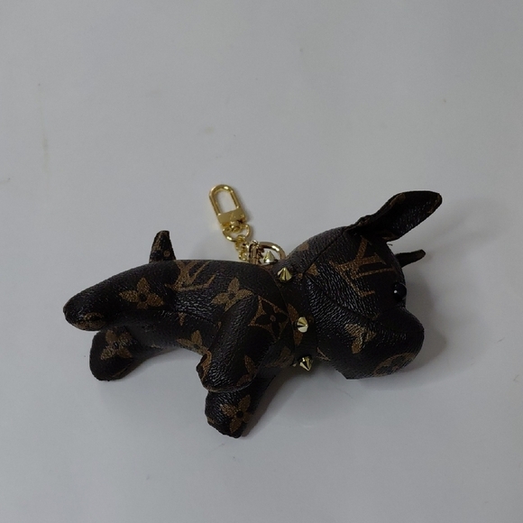 Womens Tan Key Chain Or Bag Accessory - Picture 3 of 9